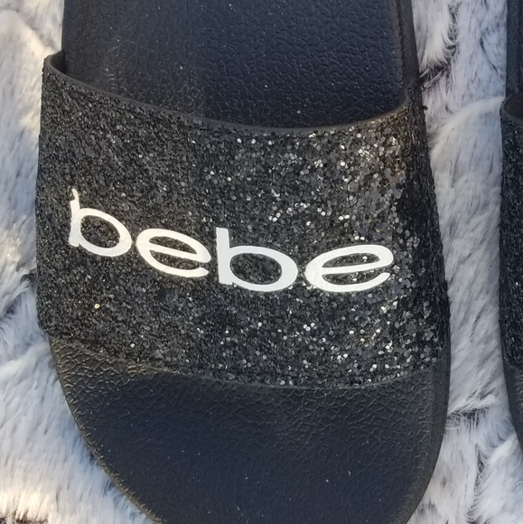 🔥BEBE!!🔥BEBE SPRINKLE SLIDES!! SIZE 7!! - Picture 8 of 8